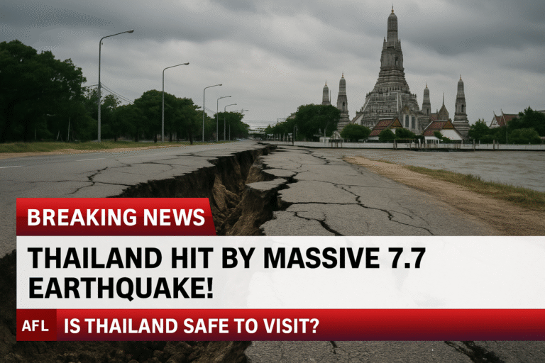 Breaking News Footage Thailand Hit By Earthquake